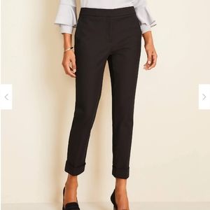 Women's Black Tailored Ankle Pants